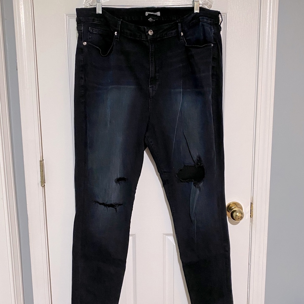 Good American Good Legs Distressed Skinny Jeans